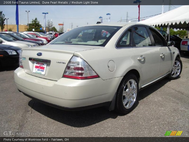 Dune Pearl Metallic / Medium Light Stone 2008 Ford Taurus Limited