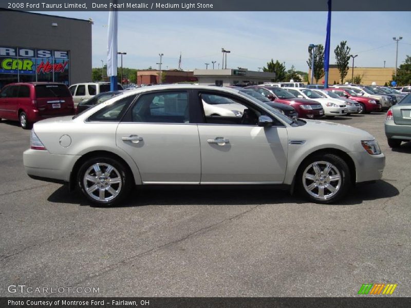 Dune Pearl Metallic / Medium Light Stone 2008 Ford Taurus Limited