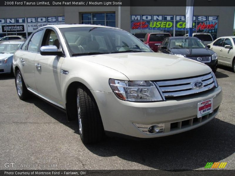Dune Pearl Metallic / Medium Light Stone 2008 Ford Taurus Limited