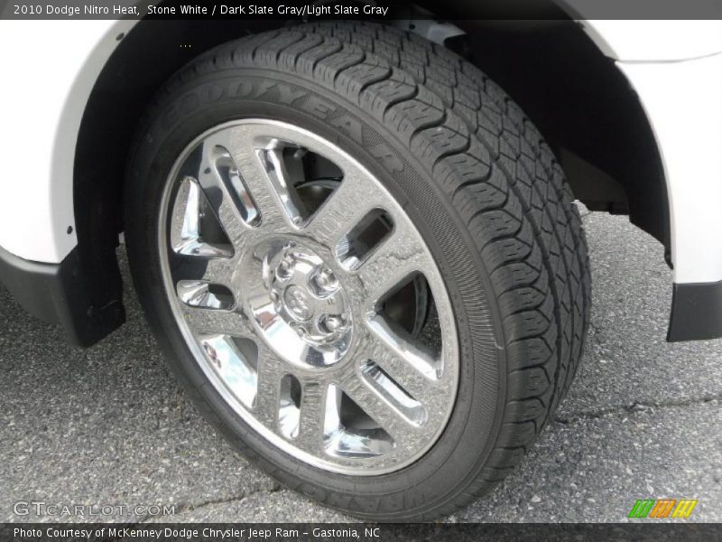 Stone White / Dark Slate Gray/Light Slate Gray 2010 Dodge Nitro Heat