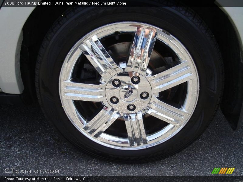 Dune Pearl Metallic / Medium Light Stone 2008 Ford Taurus Limited