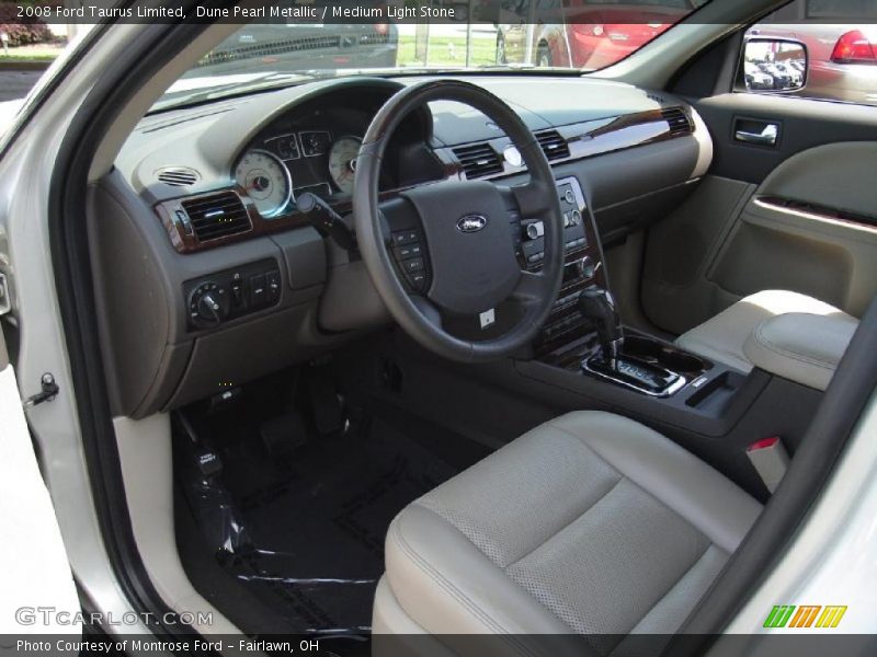 Dune Pearl Metallic / Medium Light Stone 2008 Ford Taurus Limited
