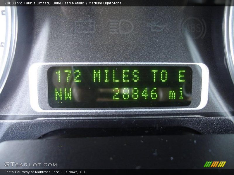 Dune Pearl Metallic / Medium Light Stone 2008 Ford Taurus Limited