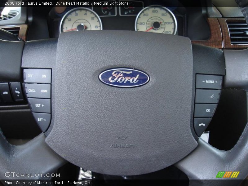 Dune Pearl Metallic / Medium Light Stone 2008 Ford Taurus Limited