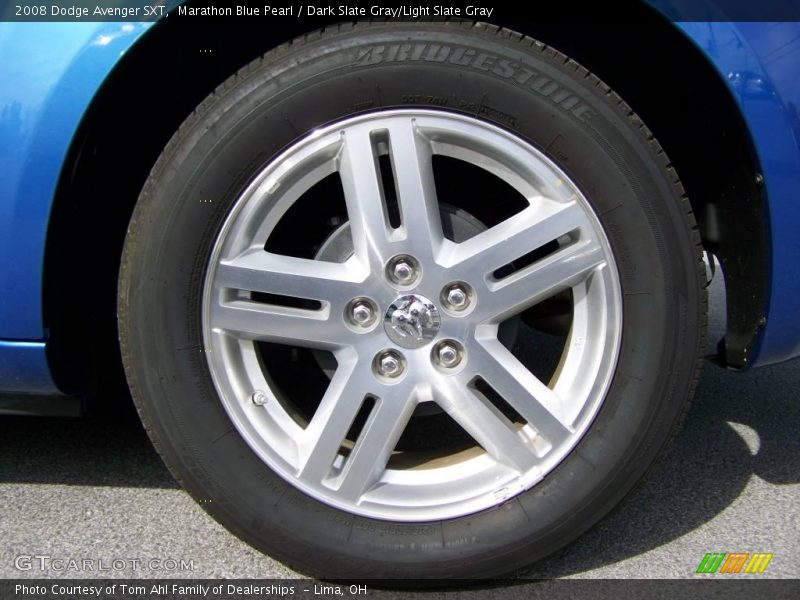 Marathon Blue Pearl / Dark Slate Gray/Light Slate Gray 2008 Dodge Avenger SXT