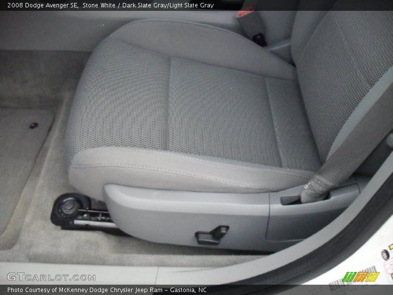 Stone White / Dark Slate Gray/Light Slate Gray 2008 Dodge Avenger SE