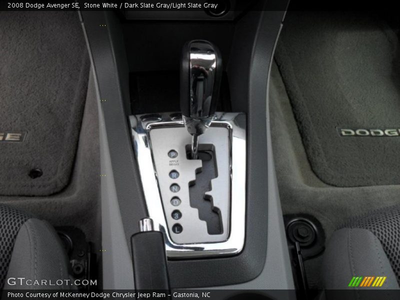Stone White / Dark Slate Gray/Light Slate Gray 2008 Dodge Avenger SE