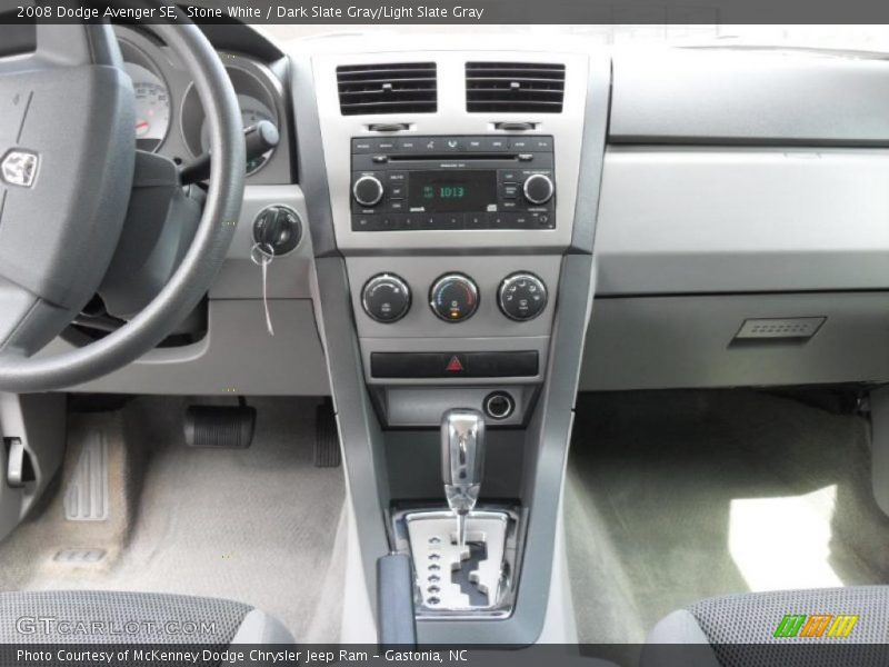 Stone White / Dark Slate Gray/Light Slate Gray 2008 Dodge Avenger SE