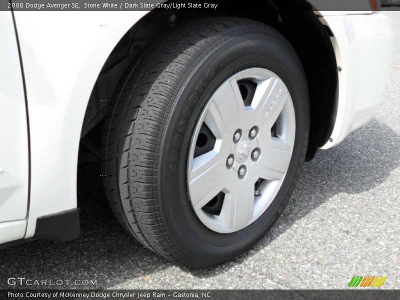 Stone White / Dark Slate Gray/Light Slate Gray 2008 Dodge Avenger SE