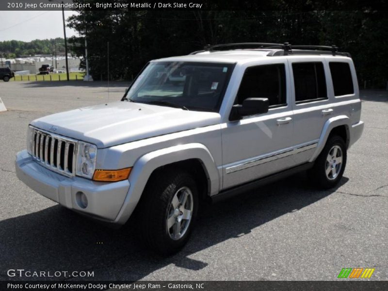 Bright Silver Metallic / Dark Slate Gray 2010 Jeep Commander Sport