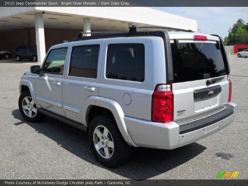 Bright Silver Metallic / Dark Slate Gray 2010 Jeep Commander Sport