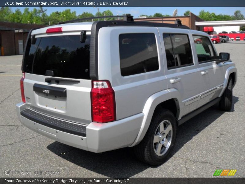 Bright Silver Metallic / Dark Slate Gray 2010 Jeep Commander Sport