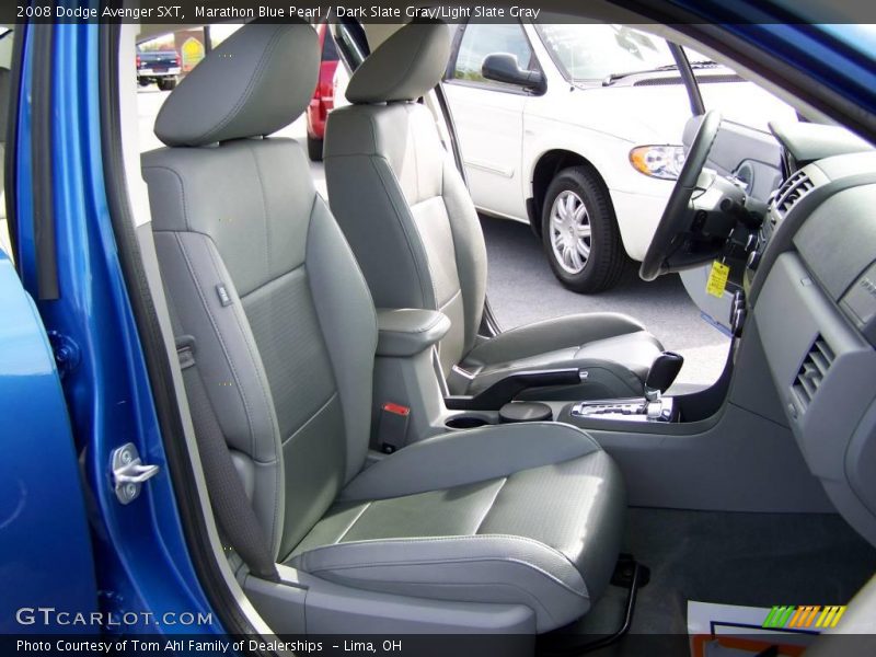 Marathon Blue Pearl / Dark Slate Gray/Light Slate Gray 2008 Dodge Avenger SXT