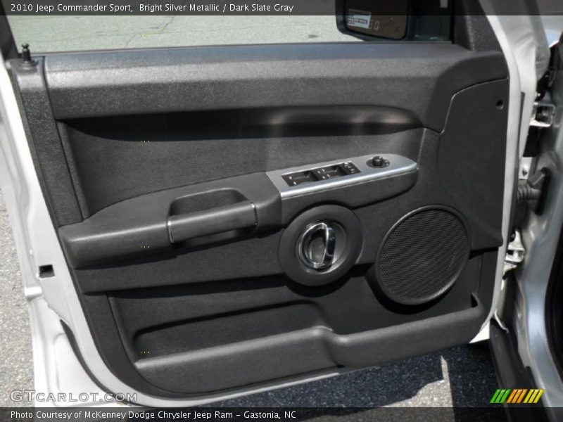 Bright Silver Metallic / Dark Slate Gray 2010 Jeep Commander Sport