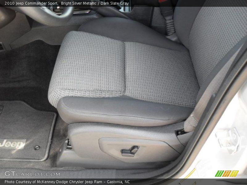 Bright Silver Metallic / Dark Slate Gray 2010 Jeep Commander Sport