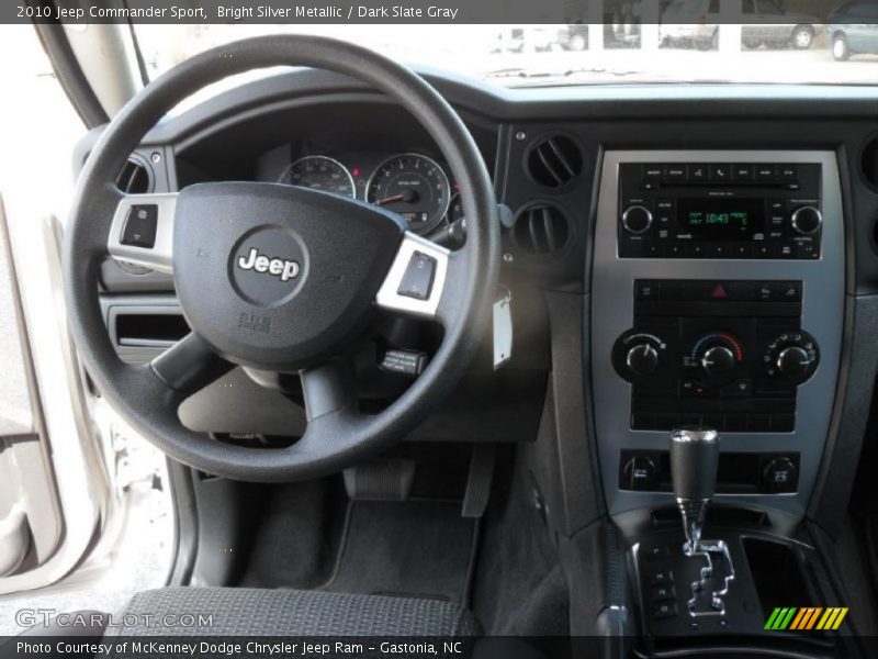 Bright Silver Metallic / Dark Slate Gray 2010 Jeep Commander Sport