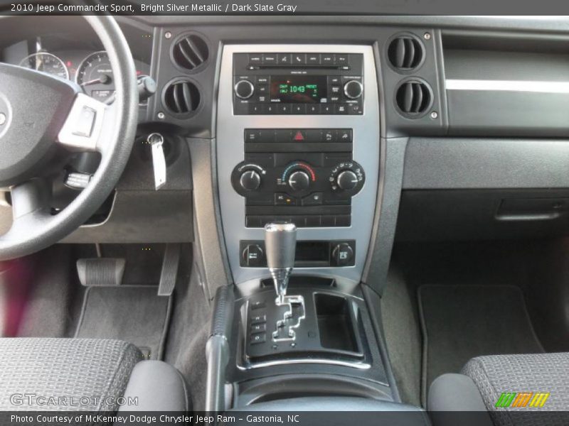 Bright Silver Metallic / Dark Slate Gray 2010 Jeep Commander Sport