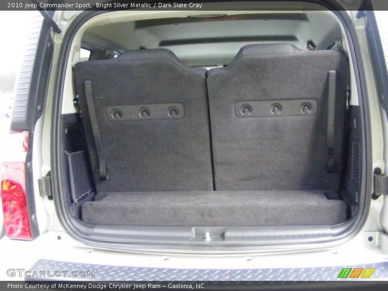 Bright Silver Metallic / Dark Slate Gray 2010 Jeep Commander Sport