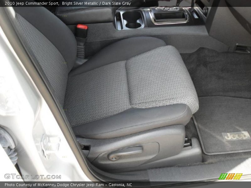 Bright Silver Metallic / Dark Slate Gray 2010 Jeep Commander Sport