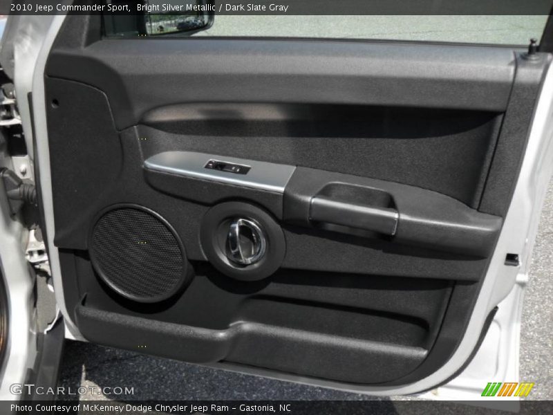 Bright Silver Metallic / Dark Slate Gray 2010 Jeep Commander Sport