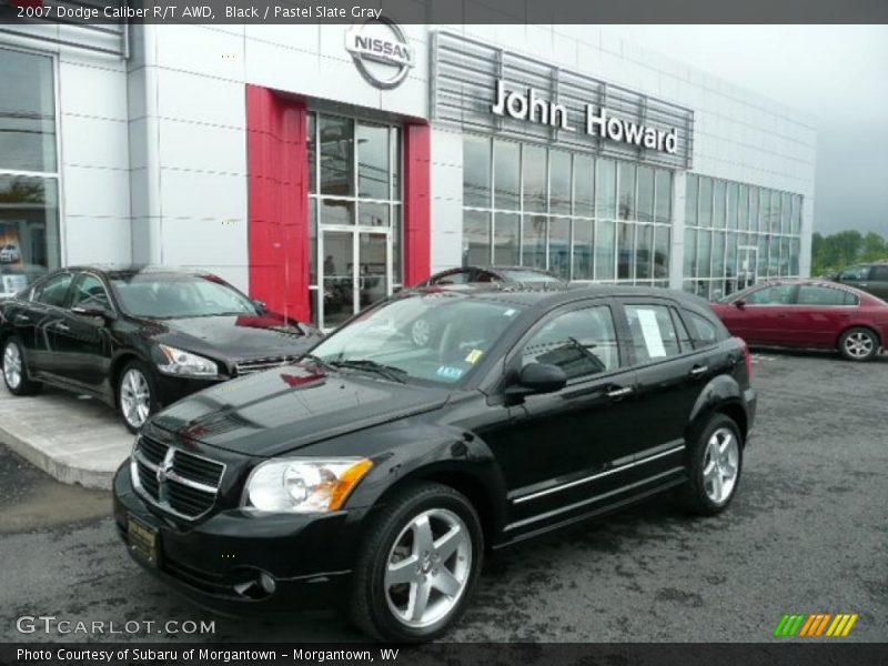 Black / Pastel Slate Gray 2007 Dodge Caliber R/T AWD