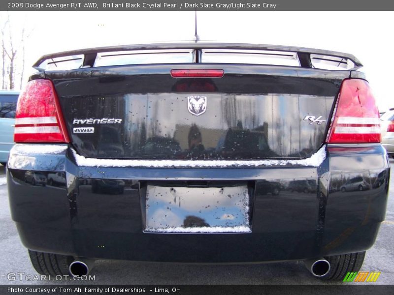 Brilliant Black Crystal Pearl / Dark Slate Gray/Light Slate Gray 2008 Dodge Avenger R/T AWD