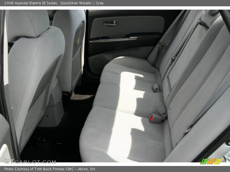 QuickSilver Metallic / Gray 2008 Hyundai Elantra SE Sedan