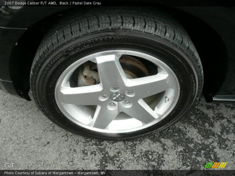 Black / Pastel Slate Gray 2007 Dodge Caliber R/T AWD
