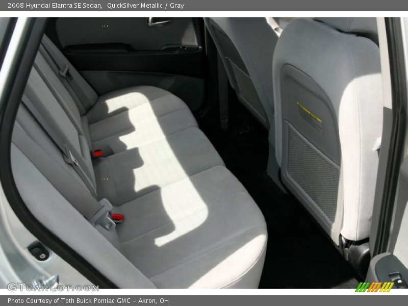 QuickSilver Metallic / Gray 2008 Hyundai Elantra SE Sedan