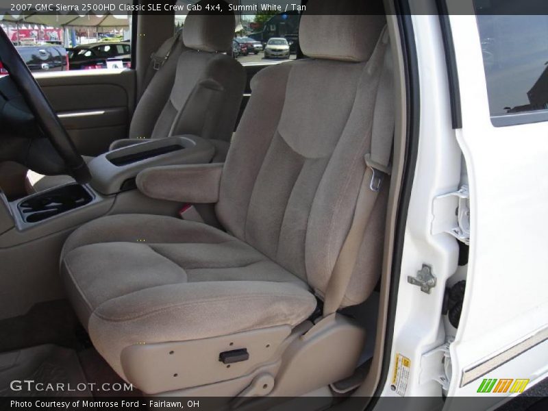 Summit White / Tan 2007 GMC Sierra 2500HD Classic SLE Crew Cab 4x4