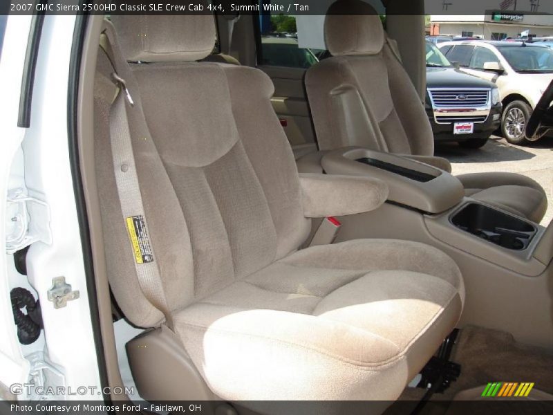 Summit White / Tan 2007 GMC Sierra 2500HD Classic SLE Crew Cab 4x4
