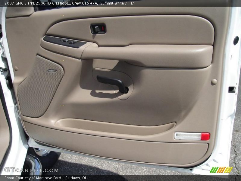 Summit White / Tan 2007 GMC Sierra 2500HD Classic SLE Crew Cab 4x4