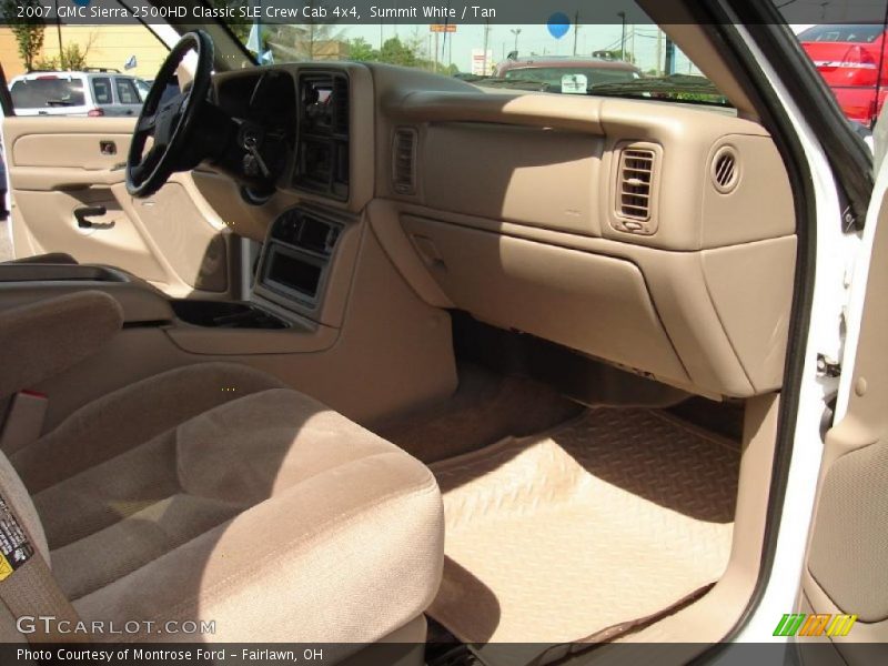 Summit White / Tan 2007 GMC Sierra 2500HD Classic SLE Crew Cab 4x4