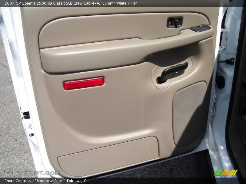 Summit White / Tan 2007 GMC Sierra 2500HD Classic SLE Crew Cab 4x4