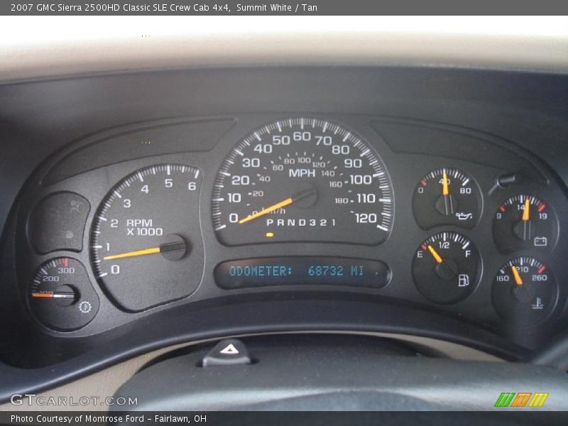 Summit White / Tan 2007 GMC Sierra 2500HD Classic SLE Crew Cab 4x4