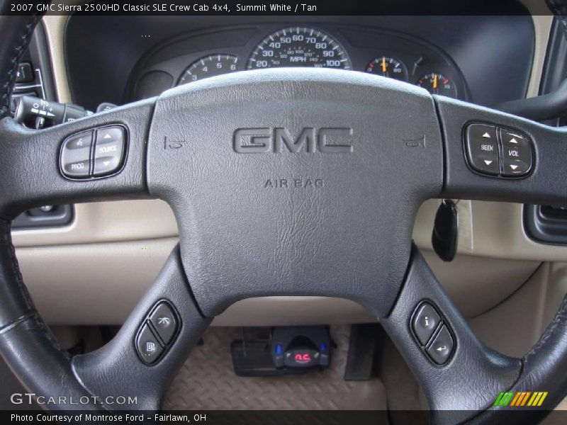 Summit White / Tan 2007 GMC Sierra 2500HD Classic SLE Crew Cab 4x4