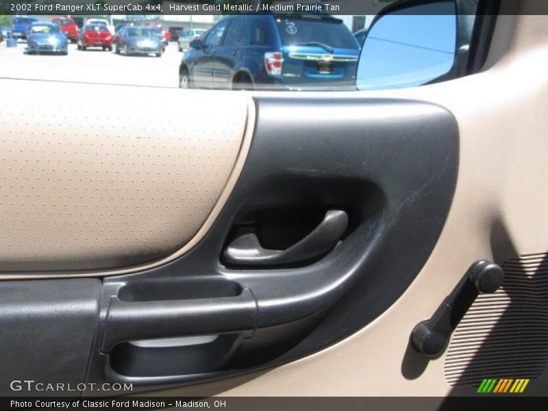Harvest Gold Metallic / Medium Prairie Tan 2002 Ford Ranger XLT SuperCab 4x4