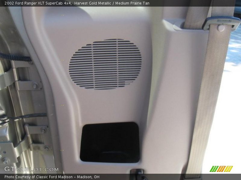 Harvest Gold Metallic / Medium Prairie Tan 2002 Ford Ranger XLT SuperCab 4x4