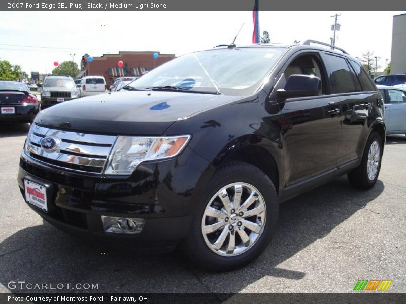 Black / Medium Light Stone 2007 Ford Edge SEL Plus