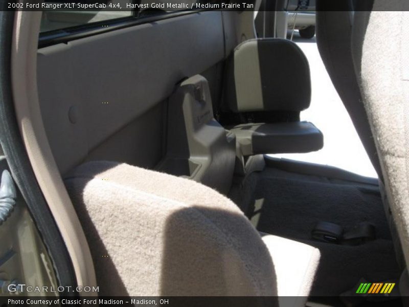 Harvest Gold Metallic / Medium Prairie Tan 2002 Ford Ranger XLT SuperCab 4x4