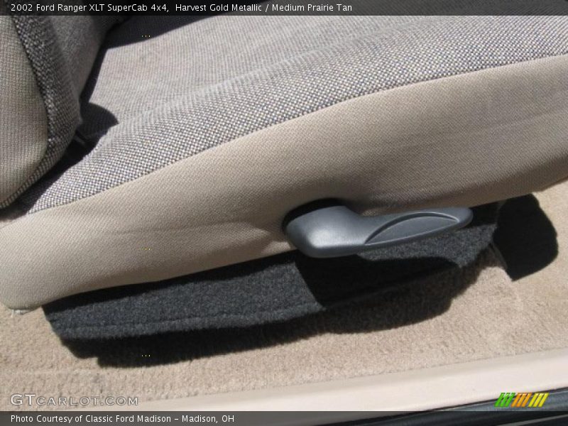 Harvest Gold Metallic / Medium Prairie Tan 2002 Ford Ranger XLT SuperCab 4x4
