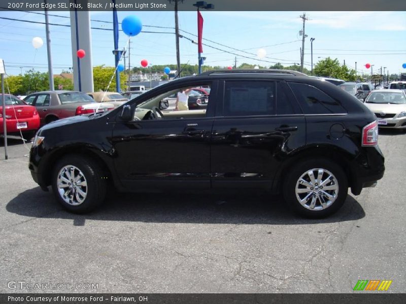 Black / Medium Light Stone 2007 Ford Edge SEL Plus