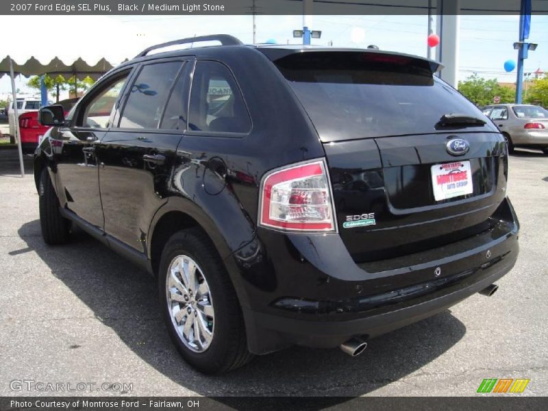 Black / Medium Light Stone 2007 Ford Edge SEL Plus