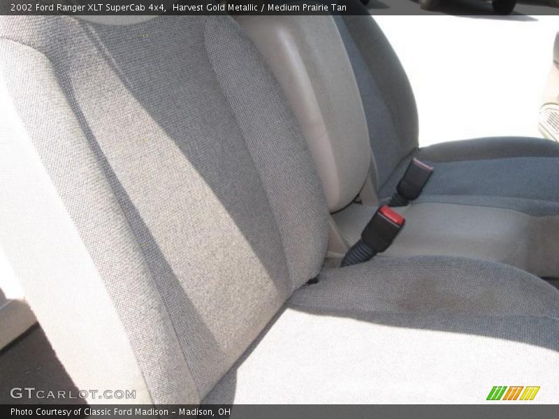 Harvest Gold Metallic / Medium Prairie Tan 2002 Ford Ranger XLT SuperCab 4x4