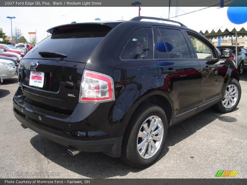 Black / Medium Light Stone 2007 Ford Edge SEL Plus