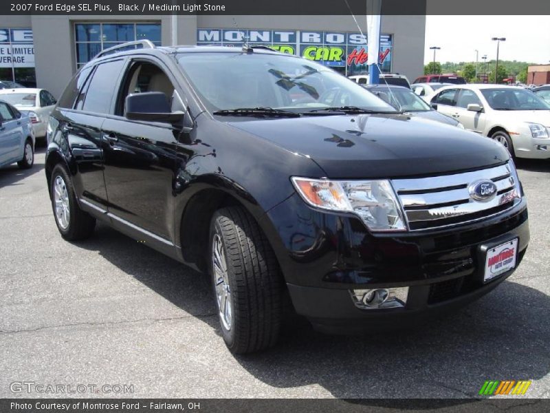 Black / Medium Light Stone 2007 Ford Edge SEL Plus