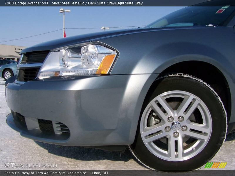 Silver Steel Metallic / Dark Slate Gray/Light Slate Gray 2008 Dodge Avenger SXT