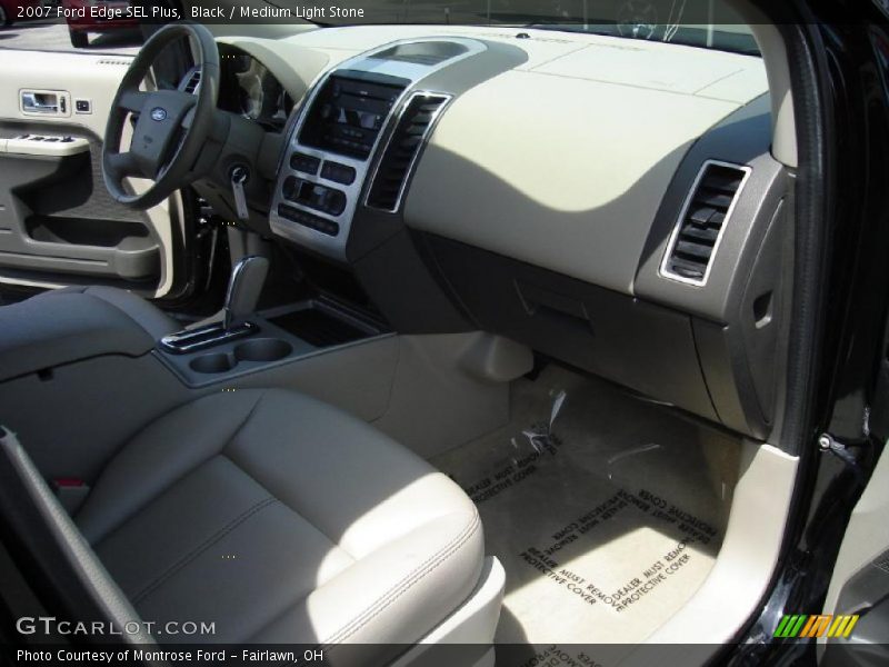 Black / Medium Light Stone 2007 Ford Edge SEL Plus