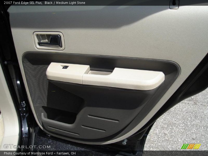 Black / Medium Light Stone 2007 Ford Edge SEL Plus