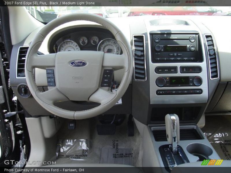 Black / Medium Light Stone 2007 Ford Edge SEL Plus